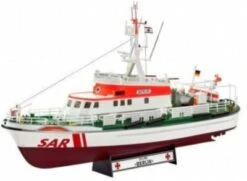 SAR Set - Rettungsboot DGzRS BERLIN Und Rettungshubschrauber Westland Sea King Mk.41, Revell Modellbausatz Mit Basiszubehör Im Maßstab 1:72, 311 Teile, 38,2 + 24,2 Cm
