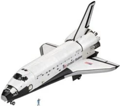 Geschenkset Space Shuttle, Jubiläumsset, Revell Modellbausatz Mit Basiszubehör Im Maßstab 1:72, 111 Teile, 48,9 Cm