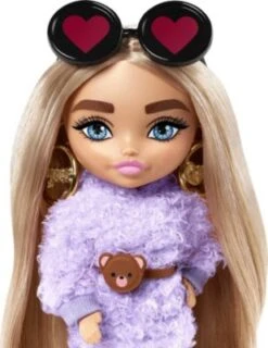 Barbie Extra Mini Puppe (Blonde Pigtails Purple Hoodie) 11 Barbie Extra Mini Puppe (Blonde Pigtails Purple Hoodie) -Spielzeug Rabatte Geschäft 22095939 04