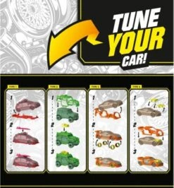 Majorette Tune Ups Series 2 - 4er Set Mit 28 Überraschungen, Spielzeugautos Aus Metall Zum Tunen, 4 Von 18 Autos Zum Sammeln Im Überraschungspack -Spielzeug Rabatte Geschäft 22194666 03