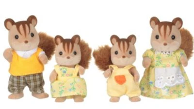 Sylvanian Families Walnuss Eichhörnchen: Familie Knacks 3 Sylvanian Families Walnuss Eichhörnchen: Familie Knacks