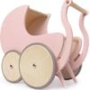 Kinderfeets Retro Puppenwagen Aus Holz, Altrosa -Spielzeug Rabatte Geschäft 22311640 01