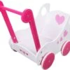 Amia Holz Puppenwagen Flora, Mit 2 Kissen -Spielzeug Rabatte Geschäft 22392966 01
