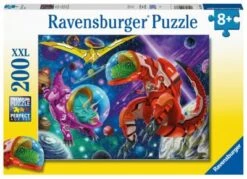 Ravensburger Kinderpuzzle - Weltall Dinos - 200 Teile Puzzle Für Kinder Ab 8 Jahren