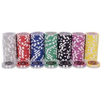 COSTWAY® Pokerset 300 Laser-Chips 7 COSTWAY® Pokerset 300 Laser-Chips – Bild 5