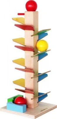 SpielMaus Holz Murmelklangbaum Höhe 40cm