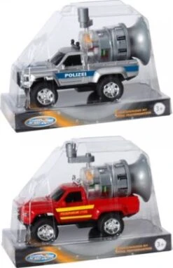 SpeedZone Einsatzfahrzg.mit Sirene,Frikt.,15cm