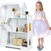 COSTWAY® Puppenhaus Kinderregal 81x29x116cm 1 COSTWAY® Puppenhaus Kinderregal 81x29x116cm -Spielzeug Rabatte Geschäft 23416379 01