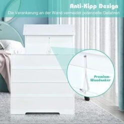 COSTWAY® Puppenhaus Kinderregal 81x29x116cm 12 COSTWAY® Puppenhaus Kinderregal 81x29x116cm -Spielzeug Rabatte Geschäft 23416379 05