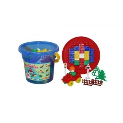 Polesie Bausteine 37190 Set 68 Teile Bausteine 5 Polesie Bausteine 37190 Set 68 Teile Bausteine – Bild 3