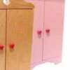 HOLZ-WENZEL Puppenschrank Julia + Einlegeböden & Kleiderstange Puppenmöbel Puppenkommode -Spielzeug Rabatte Geschäft 24592163 01