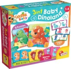 Lisciani Carotina Baby Dinoland (Puzzle + 3D)