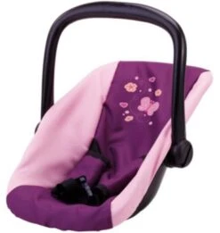 BAYER Puppenzubehör Autositz Schmetterling, Lila-pink