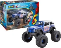 Monster Truck, Revell First Construction, Bausatz Für Kinder Ab 4 Im Maßstab 1:20, 45 Teile, 21,5 Cm