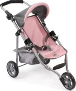CHIC 2000 Jogging-Buggy "LOLA", Melange Grau-rosa