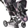 CHIC 2000 Puppenwagen Linus Duo, Melange Grau-navy -Spielzeug Rabatte Geschäft 24957670 01