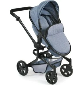 CHIC 2000 Kombi-Puppenwagen MIKA,, Jeans Blue -Spielzeug Rabatte Geschäft 24957766 06