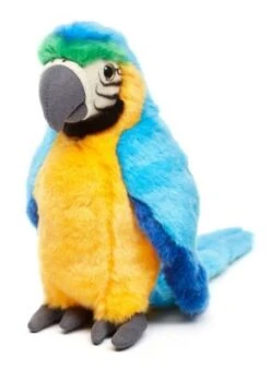 UNI-TOYS® Papagei - Rot Oder Blau - 24 Cm (Höhe) - Plüsch-Vogel, Ara - Plüschtier Kuscheltiere -Spielzeug Rabatte Geschäft 25016505 02