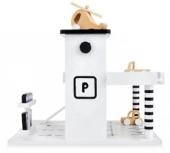 Mamabrum Holzgarage Mit Aufzug, Tankstellen, Waschanlage, Hubschrauber Und Spielautos -Spielzeug Rabatte Geschäft 25036906 04