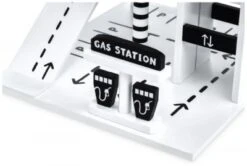 Mamabrum Holzgarage Mit Aufzug, Tankstellen, Waschanlage, Hubschrauber Und Spielautos -Spielzeug Rabatte Geschäft 25036906 06