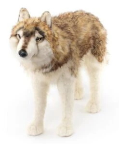 UNI-TOYS® Wolf, Stehend - 94 Cm (Länge) - Plüsch-Wolf, Lupus - Plüschtier Kuscheltiere