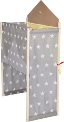 Roba Kasperletheater, Großes Puppentheater Aus Holz, Kaspertheater Freistehend Mit Stoffbespannung 6 Roba Kasperletheater, Großes Puppentheater Aus Holz, Kaspertheater Freistehend Mit Stoffbespannung – Bild 4