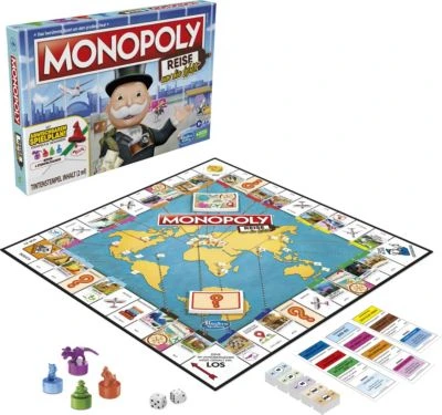 Hasbro Monopoly Reise Um Die Welt 4 Hasbro Monopoly Reise Um Die Welt – Bild 2