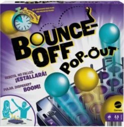Mattel Games Bounce Off Revival: Pop Out Action-Spiel, Familienspiel