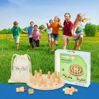 Toyfel Memory Schach Gedächtnisspiel Magnus 17,5x17,5cm 4 Toyfel Memory Schach Gedächtnisspiel Magnus 17,5x17,5cm – Bild 2