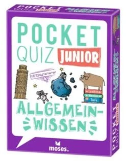 Moses. Verlag Pocket Quiz Junior Allgemeinwissen