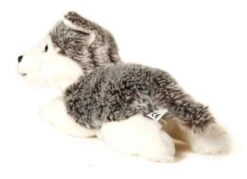 UNI-TOYS® Husky Welpe Grau, Liegend - 23 Cm (Länge) - Plüsch-Hund - Plüschtier Kuscheltiere -Spielzeug Rabatte Geschäft 25980488 04