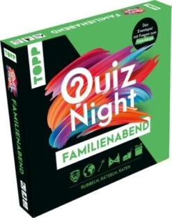 Frechverlag TOPP Quiznight: Familienabend - RUBBELN, RÄTSELN, RATEN