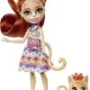 Enchantimals City Tails Puppe Katzenmädchen Tarla Tabby (ca. 15 Cm) Und Tierfigur Cuddler -Spielzeug Rabatte Geschäft 26114319 01