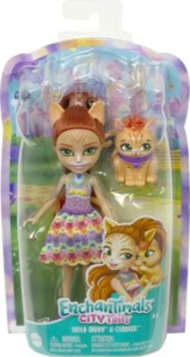 Enchantimals City Tails Puppe Katzenmädchen Tarla Tabby (ca. 15 Cm) Und Tierfigur Cuddler 8 Enchantimals City Tails Puppe Katzenmädchen Tarla Tabby (ca. 15 Cm) Und Tierfigur Cuddler – Bild 6