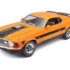 Maisto Modellauto Ford Mustang Mach 1 '70 (orange, Maßstab 1:18) -Spielzeug Rabatte Geschäft 26451954 01