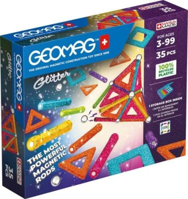 Geomag Glitter Recycled 35 Teile 3 Geomag Glitter Recycled 35 Teile