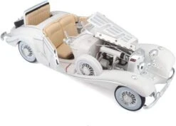 Maisto Modellauto Mercedes 500K Typ Specialroadster 1936 (weiß, Maßstab 1:18) 11 Maisto Modellauto Mercedes 500K Typ Specialroadster 1936 (weiß, Maßstab 1:18) -Spielzeug Rabatte Geschäft 26557159 04