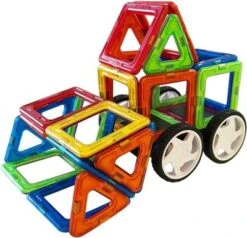 MAGNIKON Magnetische Bausteine “Das Auto” - Magnetbau-Set 34-teilig, Magnetbausteine, Ideal Als Konstruktionsspielzeug Zur Förderung Von Kreativität & Motorik, Spielzeug Für Kinder Ab 3 Jahre -Spielzeug Rabatte Geschäft 26578557 04
