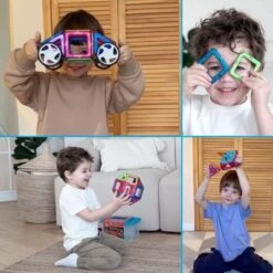 MAGNIKON Magnetische Bausteine “Das Rennen” - Magnetbau-Set 17-teilig, Magnetbausteine, Ideal Als Konstruktionsspielzeug Zur Förderung Von Kreativität & Motorik, Spielzeug Für Kinder Ab 3 Jahre -Spielzeug Rabatte Geschäft 26578559 03