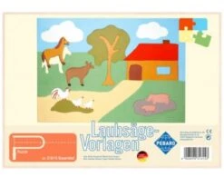 Pebaro Laubsägevorlage Bauernhof", 316/1S"