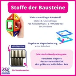 MAGNIKON Magnetische Bausteine "Fahrgestell", Ergänzungsset, Zusatzteile Mit Standardgröße Kombinierbar 11 MAGNIKON Magnetische Bausteine "Fahrgestell", Ergänzungsset, Zusatzteile Mit Standardgröße Kombinierbar -Spielzeug Rabatte Geschäft 26669005 05