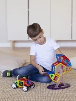 MAGNIKON Magnetische Bausteine, Magnetbau-Set "Das Weltall", 48-Teilig, Standardgröße -Spielzeug Rabatte Geschäft 26669013 03