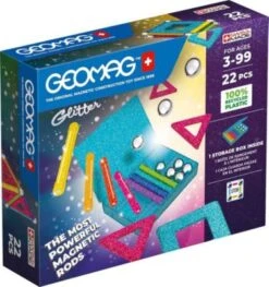 Geomag 534 Glitter Recycled 22 Teile