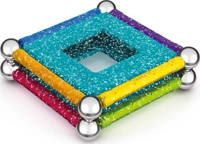 Geomag 534 Glitter Recycled 22 Teile 5 Geomag 534 Glitter Recycled 22 Teile – Bild 3