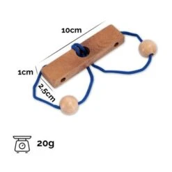 LOGOPLAY Schnurpuzzle - String Puzzle - Denkspiel - Knobelspiel Aus Holz -Spielzeug Rabatte Geschäft 26733264 03