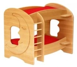 Erst-Holz® Drewart Stockbett Mit Mond Und Bettzeug Holzspielzeug Erle Massivholz -Spielzeug Rabatte Geschäft 27038056 02