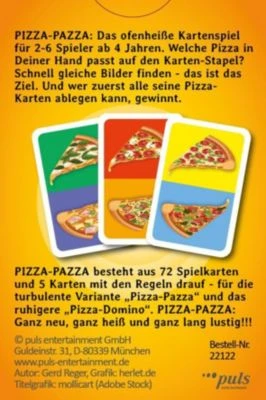 Puls Entertainment Kartenspiel PIZZA-PAZZA 4 Puls Entertainment Kartenspiel PIZZA-PAZZA – Bild 2