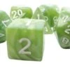 Dice4friends 7-tlg. RPG Würfelset Pearl: Lightgreen/White -Spielzeug Rabatte Geschäft 27108043 01