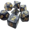 Dice4friends 7-tlg. RPG Würfelset Pearl: Black/Gold 1 Dice4friends 7-tlg. RPG Würfelset Pearl: Black/Gold -Spielzeug Rabatte Geschäft 27108077 01