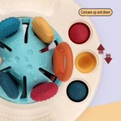 Vicabo Sensorik Spielzeug Baby Sensorisches Montessori Spielzeug Silikon Fidget Pop Silikon-UFO Lernspiele Für Kinder -Spielzeug Rabatte Geschäft 27230769 06